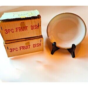 Royalton Golden Elegance Fruit Dishes – Set of 6 – Boxed Vintage Japan